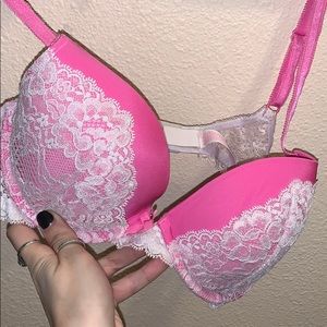 Victoria’s Secret Hot Pink & Light Pink Bra